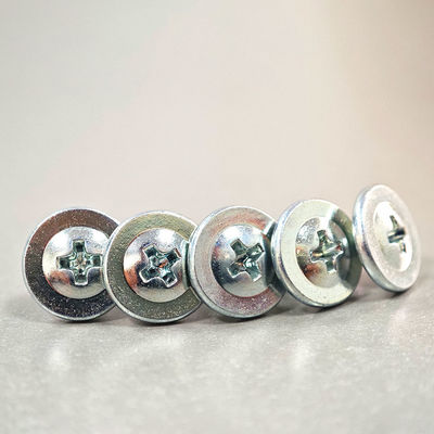 M2.5 Galvanized White Self Tapping Screws With Aluminium Finish Cadmium Plated