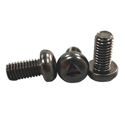 Zinc Plated Pan Head Anti Tamper Screws Triangle Drive With 500mm Length