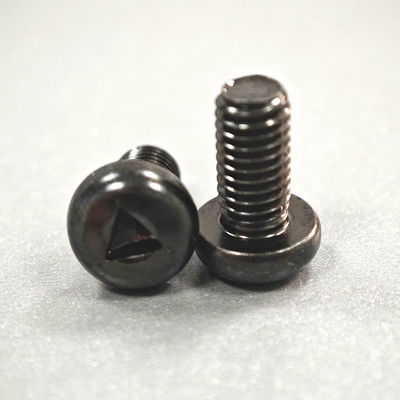 Zinc Plated Pan Head Anti Tamper Screws Triangle Drive With 500mm Length