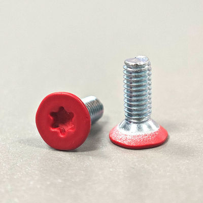 Customized Red Painted Torx Drive Screw Stainless Steel Star Head Wood Screws