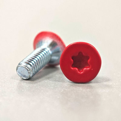 Customized Red Painted Torx Drive Screw Stainless Steel Star Head Wood Screws