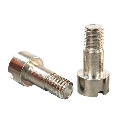 Slotted Nickel Plated Step M8 Shoulder Bolts Connection Function For Cabinet