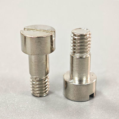 Slotted Nickel Plated Step M8 Shoulder Bolts Connection Function For Cabinet