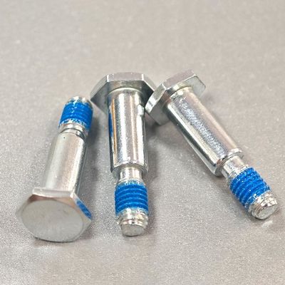 Hexagon Head Zinc Plated Spot Gluing Step Screws With 500mm Length