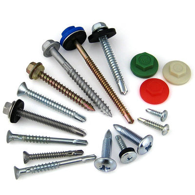 Hex Flange Head Self Tapping Screw SS 304 Customized With Washer
