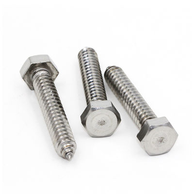 304 Hex Head Stainless Steel Self Tapping Screws With Length 13mm DIN Standard