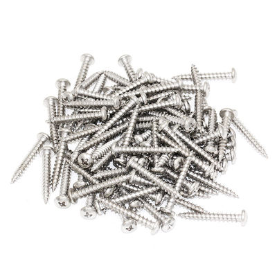 304 Stainless Steel Round Head Self Drilling Wood Screws Metric Tapping Screws