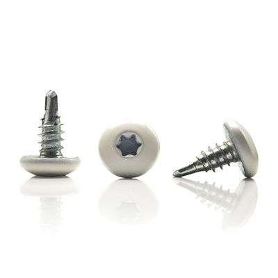 High Strength Self Tapping Screw With White Painted Torx Truss Head