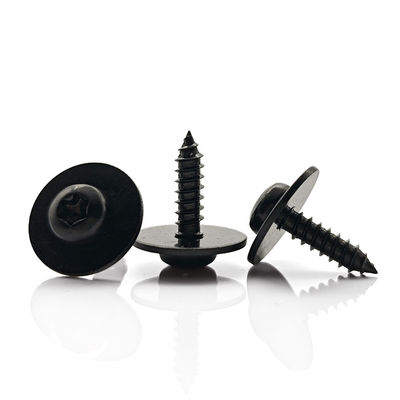 Metal Black Self Tapping Screws 180mm For Vehicle Body Fender Retainer Clips