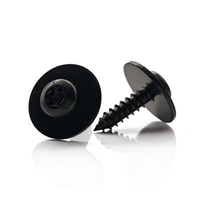 Metal Black Self Tapping Screws 180mm For Vehicle Body Fender Retainer Clips