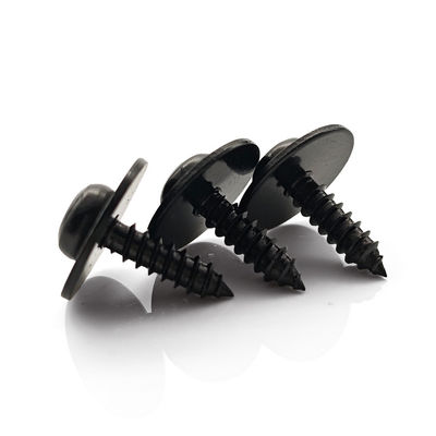 Metal Black Self Tapping Screws 180mm For Vehicle Body Fender Retainer Clips
