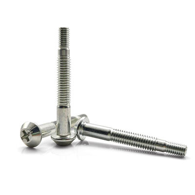 Beveled Flat Pan Head Shoulder Screw Special Threaded Dacromet Finish