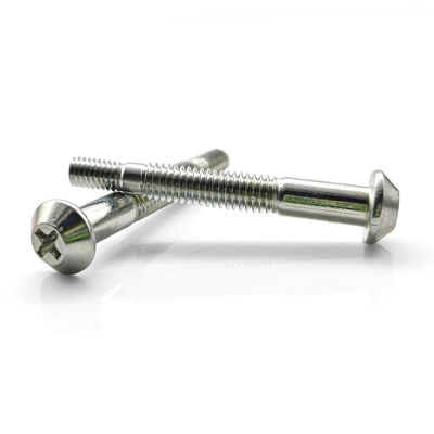 Beveled Flat Pan Head Shoulder Screw Special Threaded Dacromet Finish