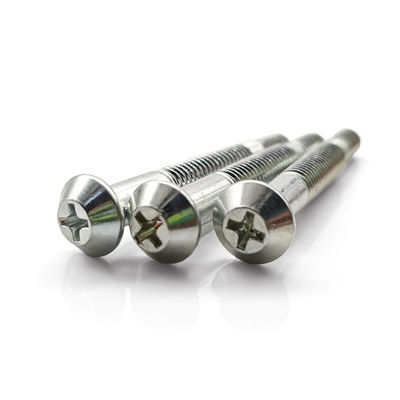 Beveled Flat Pan Head Shoulder Screw Special Threaded Dacromet Finish