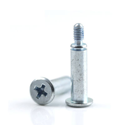 22mm Zinc Plated Flat Head Phillips Shoulder Screws With High Strength