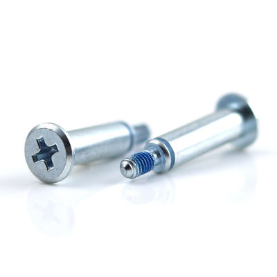 22mm Zinc Plated Flat Head Phillips Shoulder Screws With High Strength