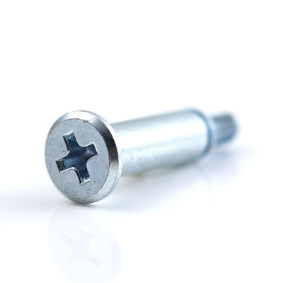 22mm Zinc Plated Flat Head Phillips Shoulder Screws With High Strength
