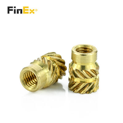 Brass Threaded Insert Nut Customized Furniture Insert Nuts For Wood