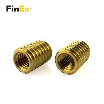 Customizable Blind Threaded Self Locking Insert For Plastic Furniture