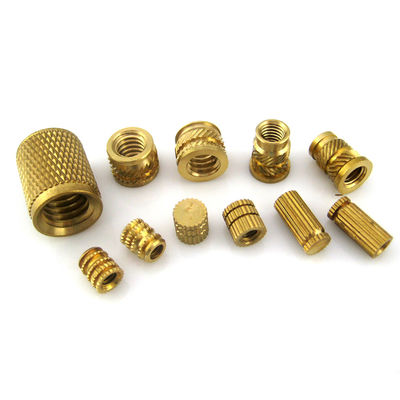 Ultrasonic Brass Threaded Inserts Plastics Furniture Threaded Nut Insert