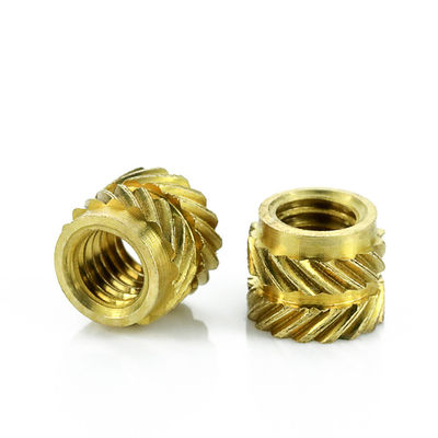 Ultrasonic Brass Threaded Inserts Plastics Furniture Threaded Nut Insert