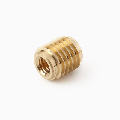 Threaded Brass Wood Insert Nut Customized High Precision M6 Thread Insert