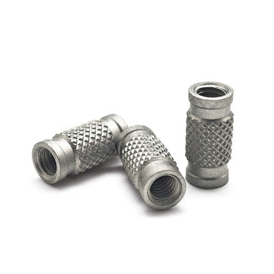 Corrosion Resistant Stainless Steel Insert Nut With Polished Finish And Diamond Knurled