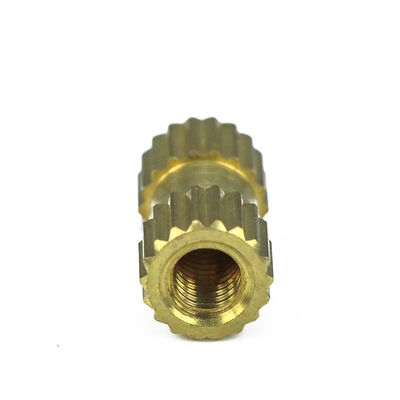 Customizable Knurled Brass Insert Nut M2 Metric For Plastic Injection