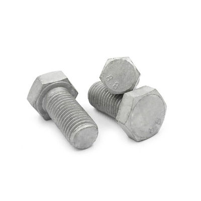 Hot Dip Galvanized Bolt and Nut 1mm-500mm Length Compliant with DIN Standard