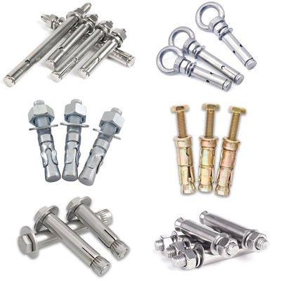 Stainless Steel Mechanical Expansion Anchor Bolt Grade 8.8 m8 m10 m12 m16 m24 m33 with Zinc Plated Finish
