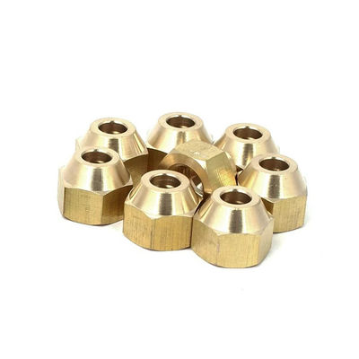Custom Fitting Copper Brass Flare Nut DIN Standard with SGS Certification