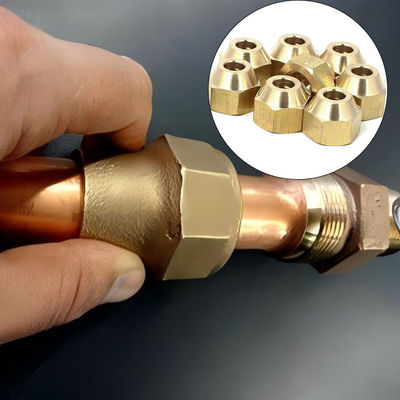 Custom Fitting Copper Brass Flare Nut DIN Standard with SGS Certification
