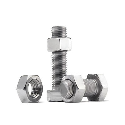 Stainless Steel Titanium Material Ms Nut Bolt with DIN DIN ANSI ISO BSW Standard