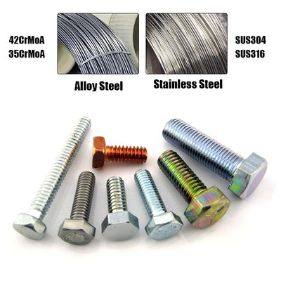 Stainless Steel Titanium Material Ms Nut Bolt with DIN DIN ANSI ISO BSW Standard
