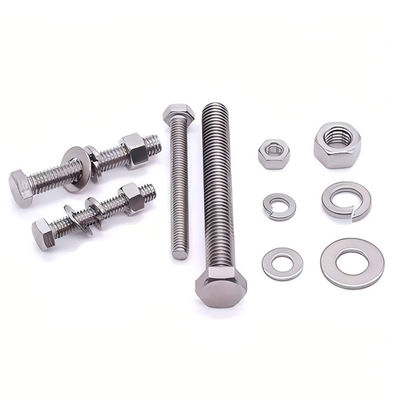 ANSI Standard Finish ZINC M8 M10 304 Stainless Steel Nut Bolts for Industrial Applications