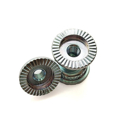 Carbon Steel Custom Flange Lock Nut with Anti-Loosening Design