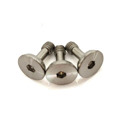 304SS Flat Head Captive Screw with CD Pattern Hex Socket Durable and Standard Solution