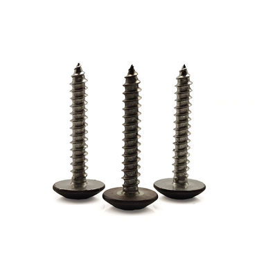 Brown Baked Enamel Dome Head Self-Tapping Screw – Hex Socket & Carbon Steel for Wooden Furniture