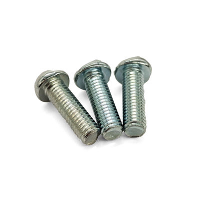 Blue Zinc Plated Carbon Steel One-Way S-Slot Security Screw – Tamper-Proof Design for Fence Panels