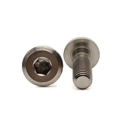 Custom Machined 316 Stainless Hex Screw CNC Turned & Full Thread Design