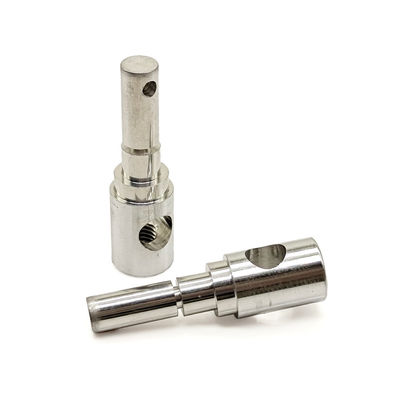 Custom CNC Turned Stainless Steel Metal Connector ±0.005mm Tolerance with Special Head and ZINC Finish