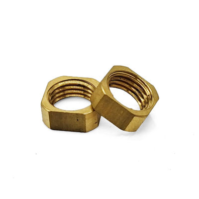 Polished C36000 Brass Square Nut M4/M5/M6/M8 Threads for Furniture Electrical Grounding M1-M16