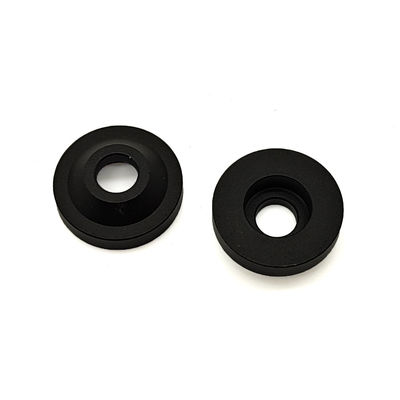 Black Rubber Anti-Vibration Conical Washer Shock Absorption for Machinery Mounting