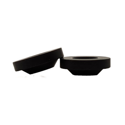Black Rubber Anti-Vibration Conical Washer Shock Absorption for Machinery Mounting