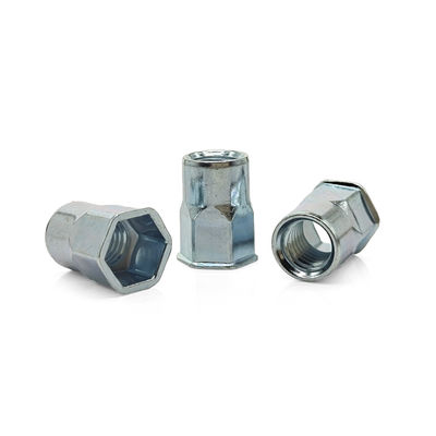 Passivated Finish M4/M5/M6 Zinc Plated Hex Rivet Nut for Sheet Metal Assembly
