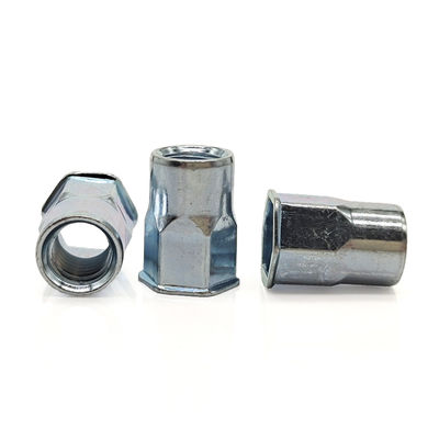 Passivated Finish M4/M5/M6 Zinc Plated Hex Rivet Nut for Sheet Metal Assembly