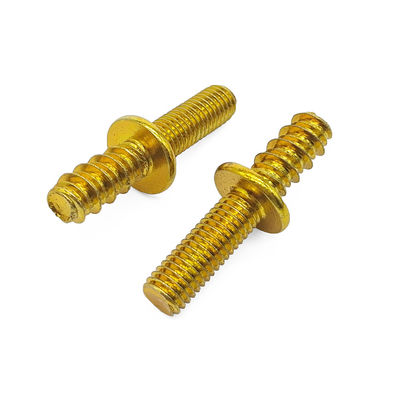 ZINC Plated Double-Ended Furniture Screw Self-Tapping Machine Thread for Wood-to-Metal Joinery Stainless Steel