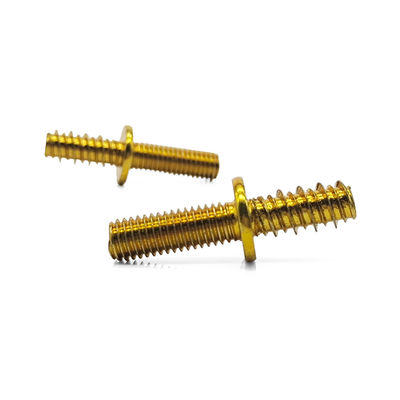 ZINC Plated Double-Ended Furniture Screw Self-Tapping Machine Thread for Wood-to-Metal Joinery Stainless Steel
