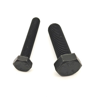 Stainless Steel 8.8 Hex Bolt M8/M10 Semi-Thread IATF 16949 Certified Length 1mm-500mm Black Zinc Plated for Industrial