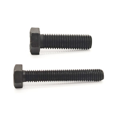 Stainless Steel 8.8 Hex Bolt M8/M10 Semi-Thread IATF 16949 Certified Length 1mm-500mm Black Zinc Plated for Industrial